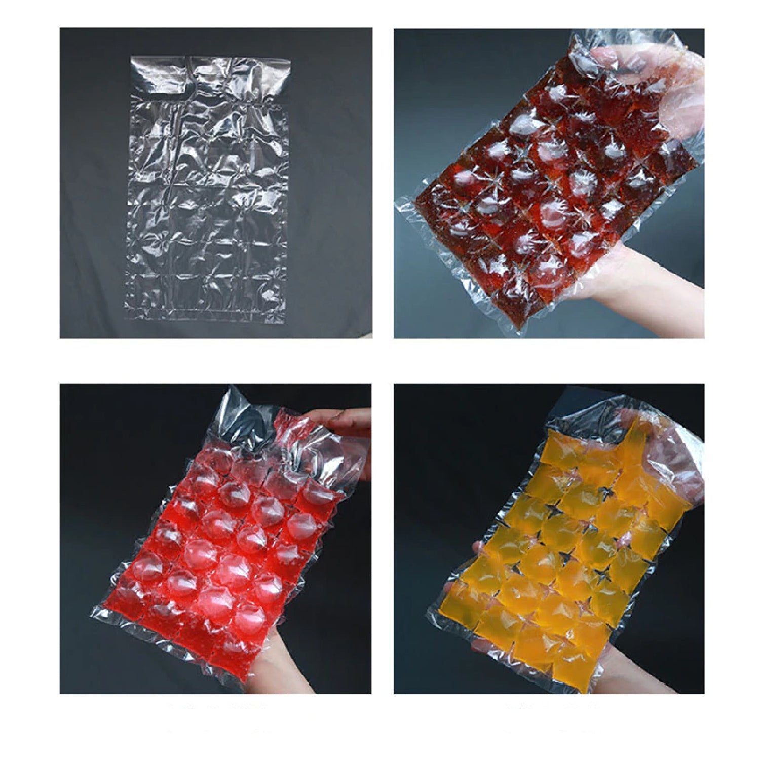 2905 Disposable Ice Cube Bags Stackable Easy Release Ice Cube Mold Trays Self-seal Freezing Makercold Ice Pack Cooler Bag For Cocktail Food Wine 2905 Disposable Ice Cube Bags Stackable Easy Release Ice Cube Mold Trays Self-seal Freezing Makercold Ice Pack Cooler Bag For Cocktail Food Wine